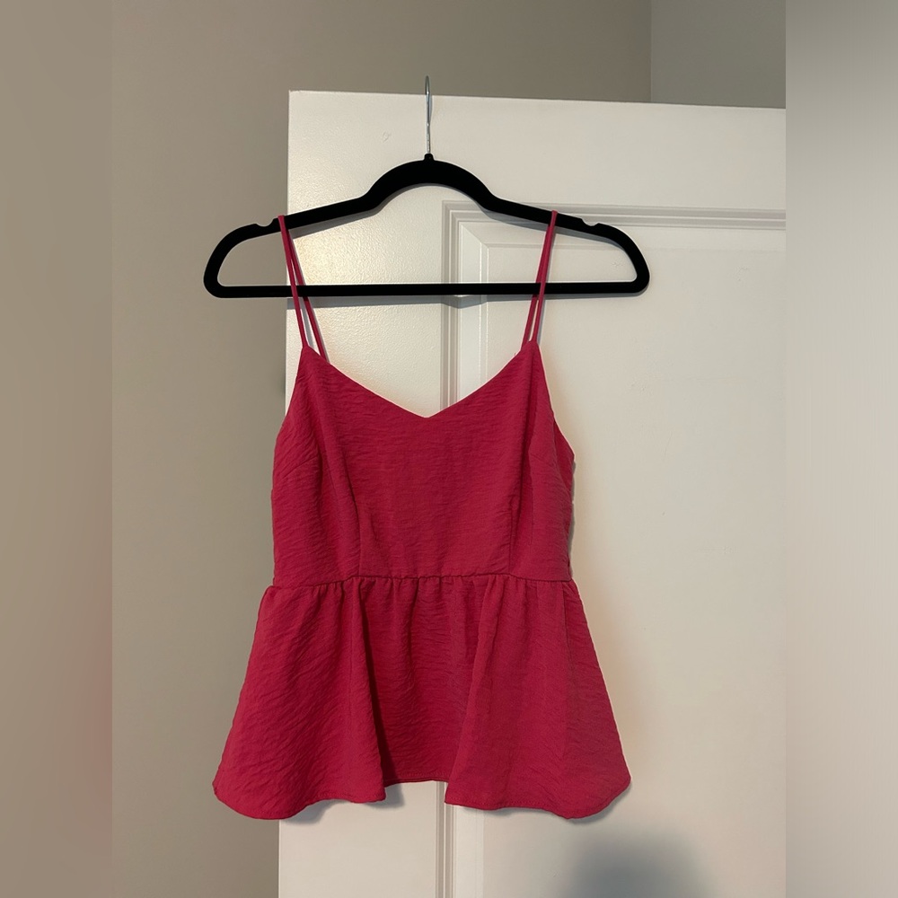 Boutique Tank Poplin Blouse Pink
